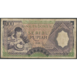Indonesia 1.000 Rupias 1958 P62