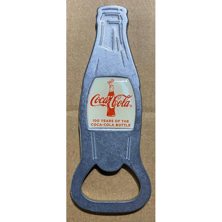 Destapador Botella Coca-Cola 100 Años de la botella 10 cm