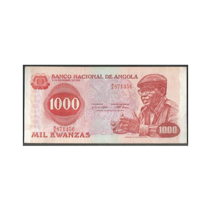 Angola 1.000 Kwanzas 10 Jun 1975 P117a