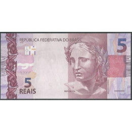 Brasil 5 Reales 2010 L P253g
