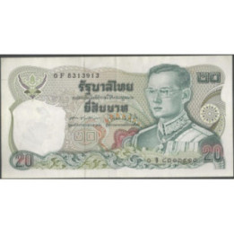 Tailandia 20 Bath ND1981 Firma 60 P88