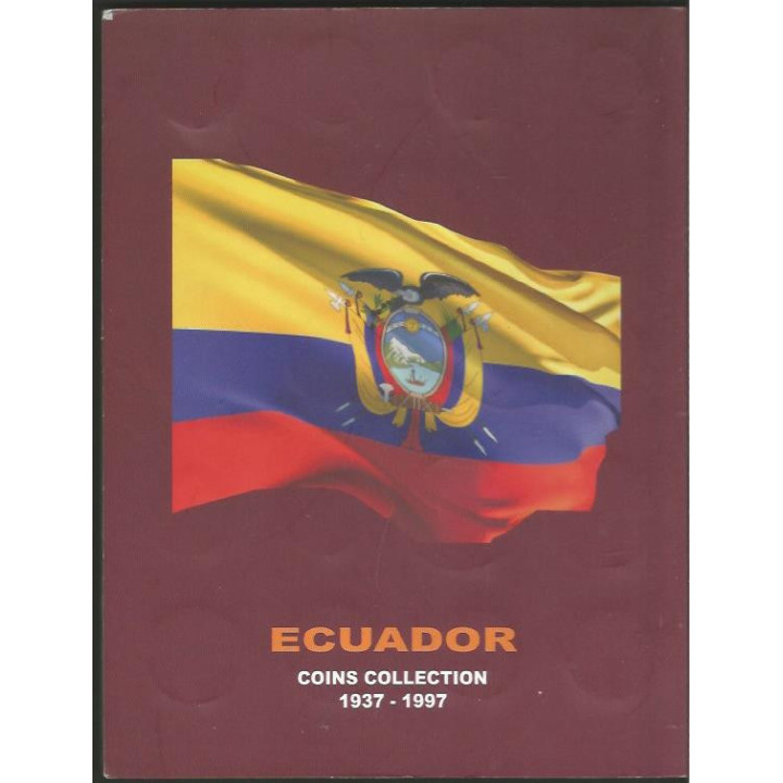 Ecuador Set monedas 1937 - 1997 reverso
