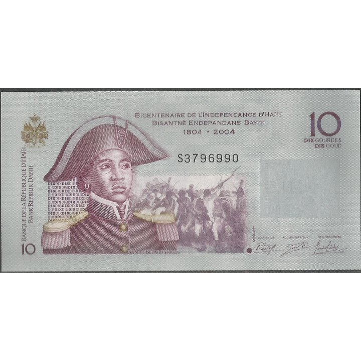 Haiti 10 Gourdes 2014 P272g