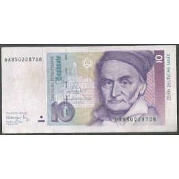 Alemania 10 Mark 1 Ago 1991 P38b
