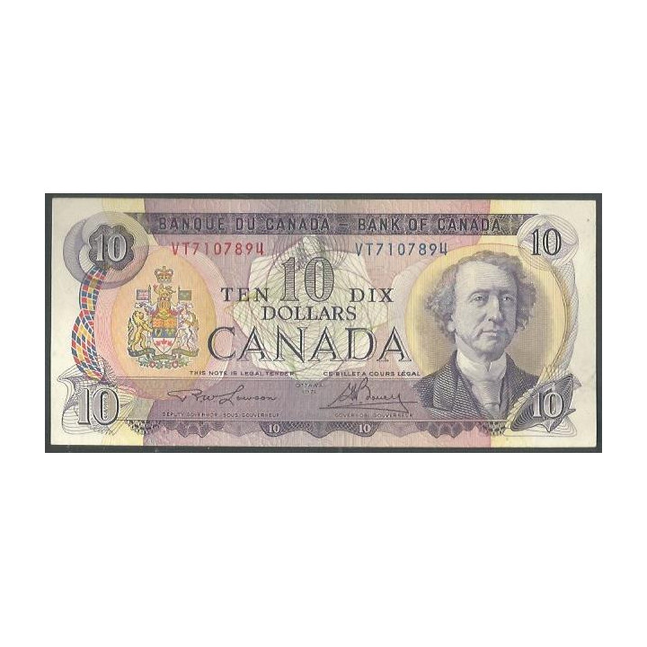 Canada 10 Dollars 1971 P88c