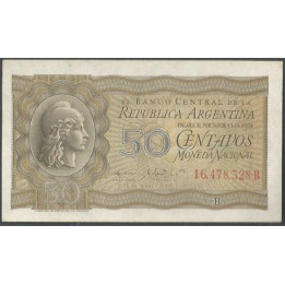 Argentina 50 Centavos ND1951-56 Serie B P261