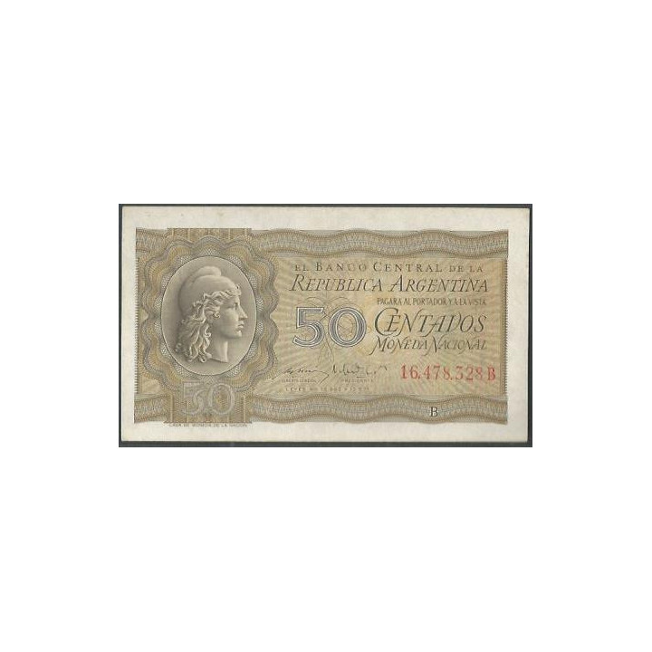 Argentina 50 Centavos ND1951-56 Serie B P261
