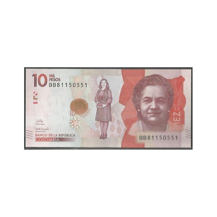 Billete de 10.000 Pesos 24 Oct 2023 BB BGWNF10-13