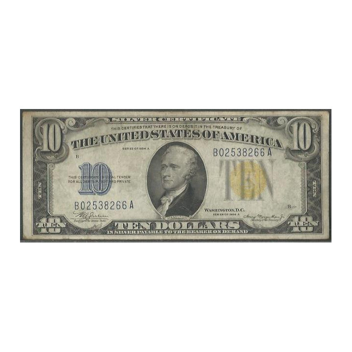 Estados Unidos 10 Dollars 1934A P415Y