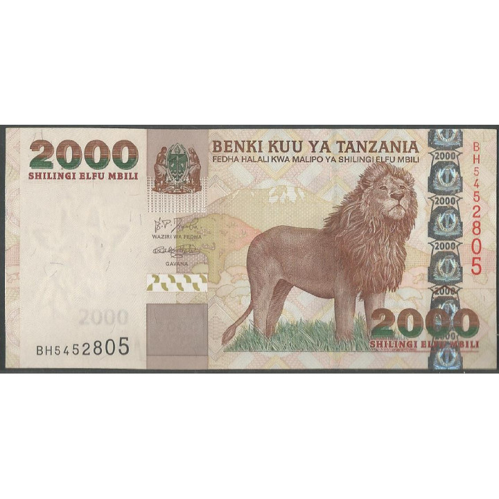 Tanzania 2.000 Shillings ND2003 P37a