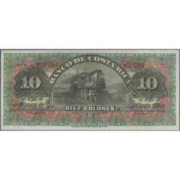 Costa Rica 10 Colones ND1901-8 Ps174r