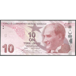 copy of Turkya 10 Liras L1970 (2009) P223g