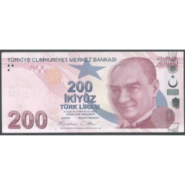 Turkya 200 Liras L1970 (2009) P227g