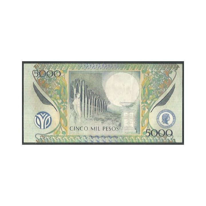 Billete de 5.000 Pesos 15 Nov 2006 BGW539 reverso