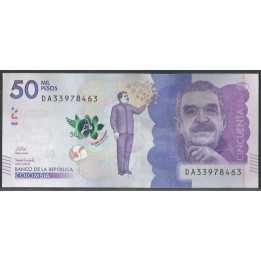 Billete de 50.000 Pesos 27 Jul 2021 DA BGWNF50-