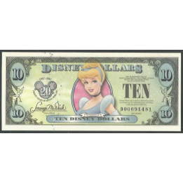 Disney 10 Dollars 2007 Cinderella