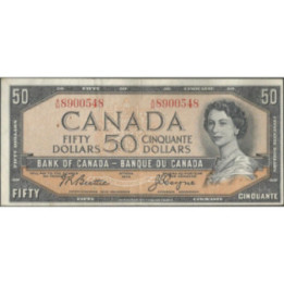 Canada 50 Dollars 1954 (1955-61) P81a
