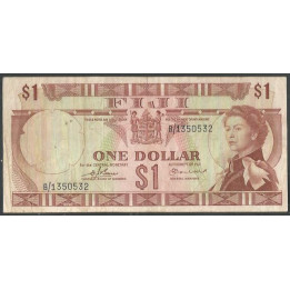 Fiji 1 Dollar ND1974 P71a
