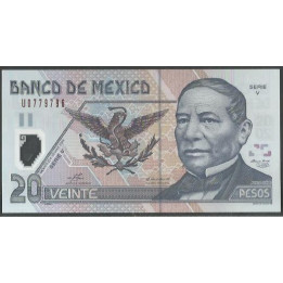 Mexico 20 Pesos 23 May 2003 Serie V P116d
