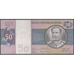 Brasil 50 Cruzeiros ND1974 Firma 18 P194b