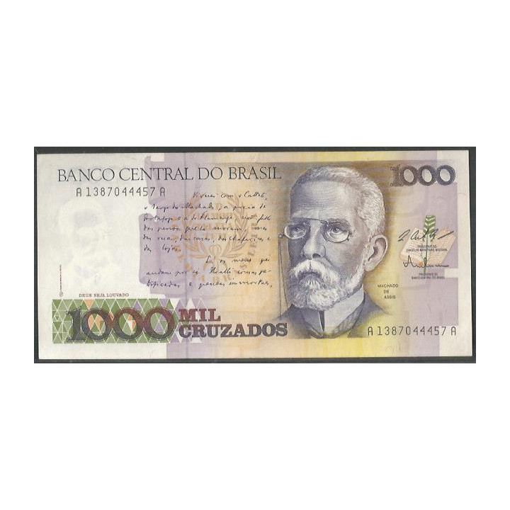 Brasil 1.000 Cruzados ND1987 P213a