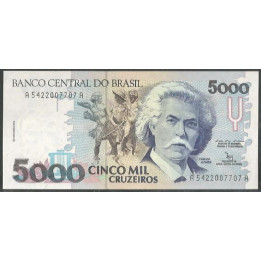 Brasil 5.000 Cruzeiros ND1990-3 P232b