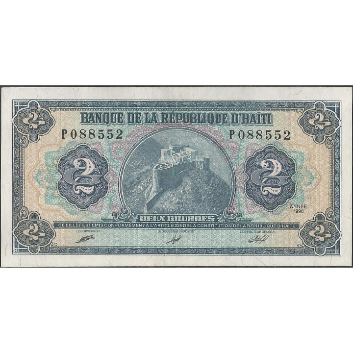 Haiti 2 Gourdes 1990 P254a