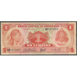 Honduras 1 Lempira 11 Mar 1974 P58