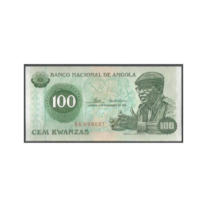 Angola 100 Kwanzas 11 Nov 1976 P111a