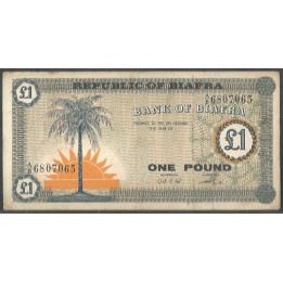 Biafra 1 Pound ND1967 P2