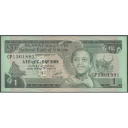 Etiopia 1 Birr 1976 Firma 2 P30b