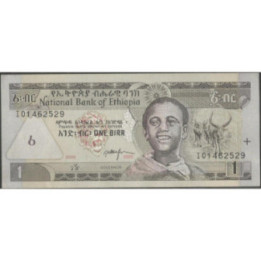 Etiopia 1 Birr 2008 Firma 6 P46e