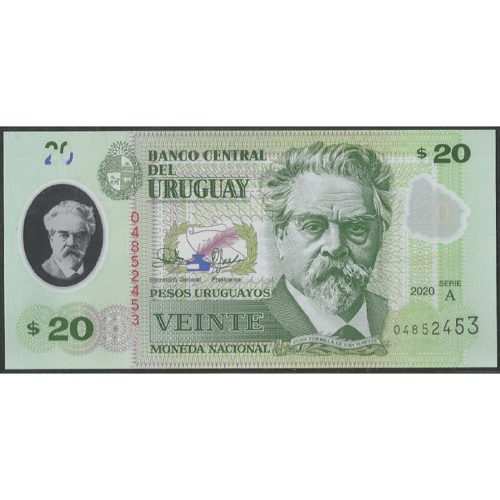 Uruguay 20 Pesos 2020 A P101a