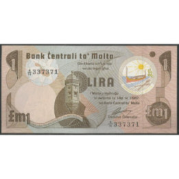 Malta 1 Lira L1967 (79) P34b