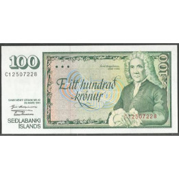 Islandia 100 Kronur 29 Mar 1961 (81) P50a8