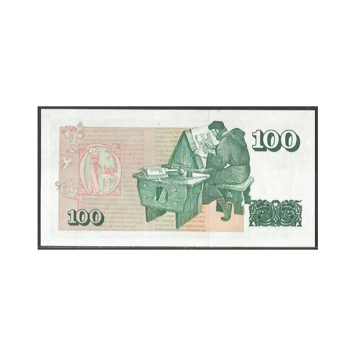 Islandia 100 Kronur 29 Mar 1961 (81) P50a8 reverso
