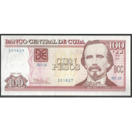 Cuba 100 Pesos 2021 P129m