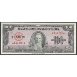 Cuba 100 Pesos 1950 P82a