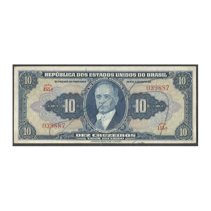 Brasil 10 Cruzeiros ND1943 P135a