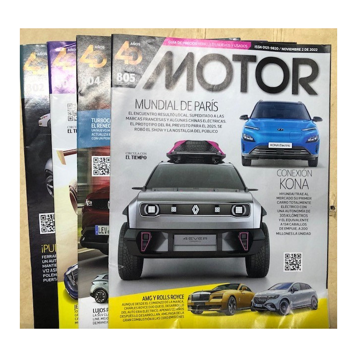 Revista Motor de El Tiempo reverso