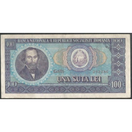 Rumania 100 Lei 1966 P97a