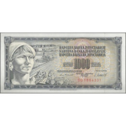 Yugoeslavia 1.000 Dinara 4 Nov 1981 P92d
