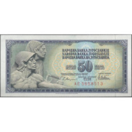 Yugoeslavia 50 Dinara 2 Ago 1978 P89a