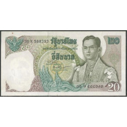 Tailandia 20 Bath ND1971-81 Firma 41 P84a
