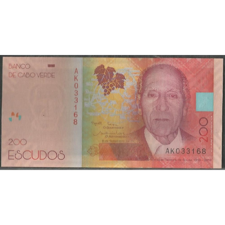 Cabo Verde 200 Escudos 6 Sep 2019 P76