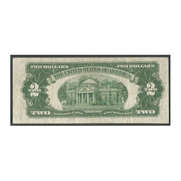 Estados Unidos 2 Dollars 1928G P378g reverso