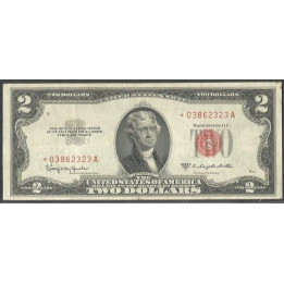Estados Unidos 2 Dollars 1953C Reposicion P380c
