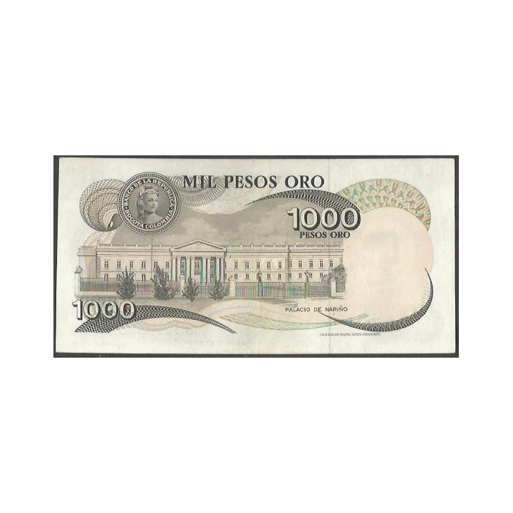 Billete de 1.000 Pesos 1 Abr 1979 BGW411 reverso