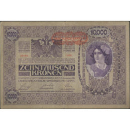 Austria 10.000 Kronen 2 Nov 1918 P65