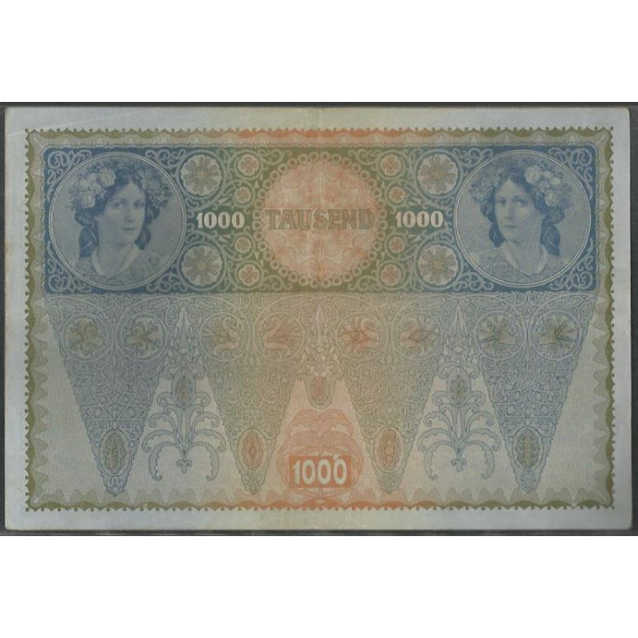 Austria 1.000 Kronen ND1919 P60 reverso